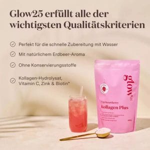 Glow25 Kollagen Plus Erdbeer